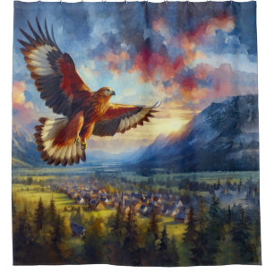 Adler Duschvorhang