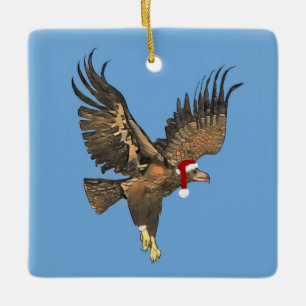 Adler E8 Soars Weihnachtsgebirge Keramikornament