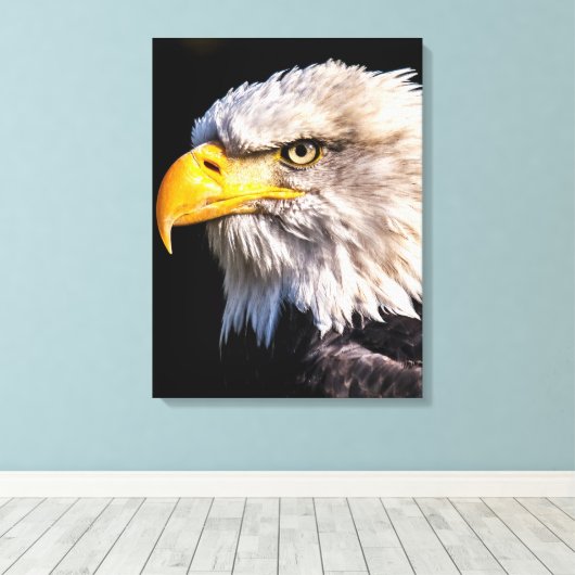 Adler Eagle Canvas Print Leinwanddruck (Insitu (Holzboden))