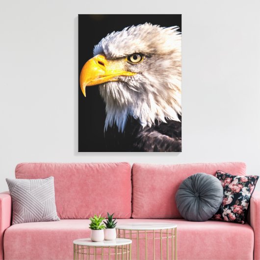 Adler Eagle Canvas Print Leinwanddruck (Insitu (Wohnzimmer))