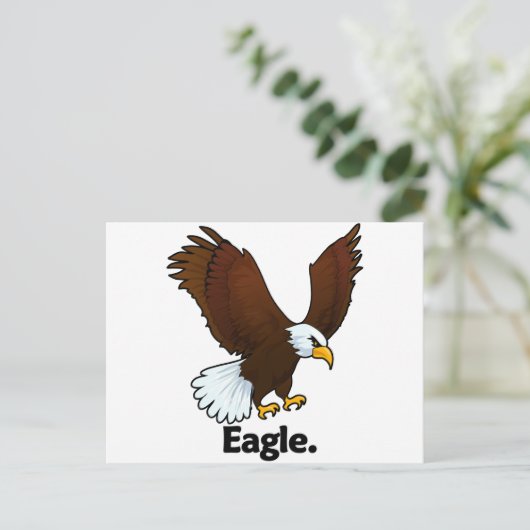 Adler. Eagle Postkarte (Stehend Vorderseite)