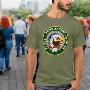 Adler-Emblem USA-Flagge DD 214 Army Alumni T-Shirt