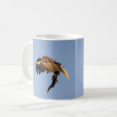 Adler/Fang des Tages Kaffeetasse (Vorderseite Links)