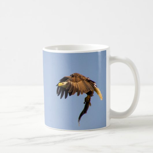 Adler/Fang des Tages Kaffeetasse (Rechts)