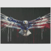 Adler Flagge Straßenkunst Farbe Decoupage Seidenpapier (Vorderseite)