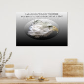 Adler fliegen nicht zusammen poster (Küche)