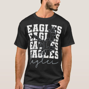 Adler fliegen Vintage-Adler Flug Vogel Inspirieren T-Shirt
