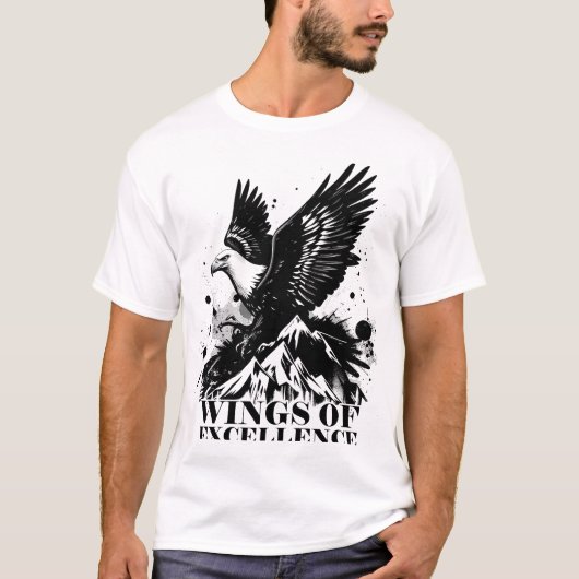 Adler - Flügel der Exzellenz | Fettformatierter T  T-Shirt (Vorderseite)