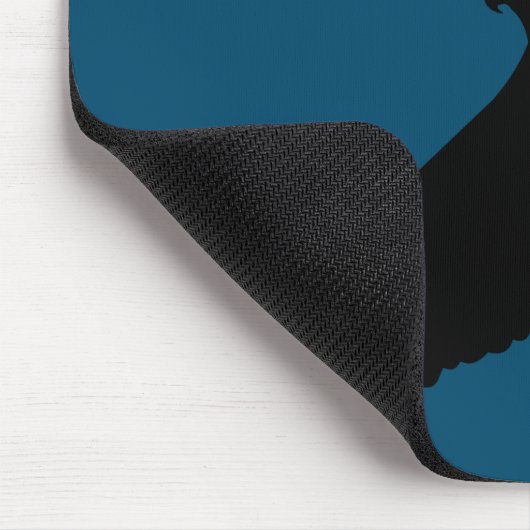 Adler Flying Blue-Maus-Pade - Ihre Farbe - Text Mousepad (Ecke)