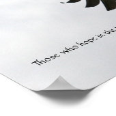 Adler-Foto mit Bibelverse Poster (Ecke)