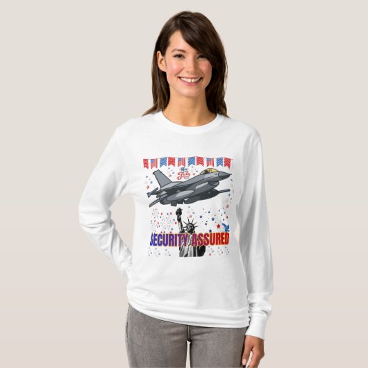 Adler-Freiheitsflug weiß T-Shirt (Vorne ganz)