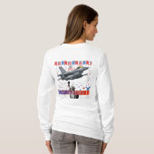 Adler-Freiheitsflug weiß T-Shirt (Schwarz voll)