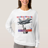 Adler-Freiheitsflug weiß T-Shirt (Vorderseite)