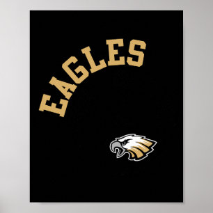 Adler Fußball Gold Adler Spieltag Schulgeist Poster