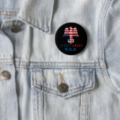 Adler Geist USA-Flagge Button (Beispiel)