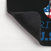 Adler Geist USA-Flagge Mousepad (Ecke)
