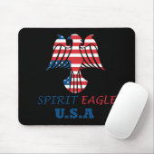 Adler Geist USA-Flagge Mousepad (Mit Mouse)