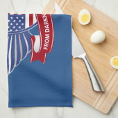 Adler Geschirrtuch (Viertel Falte)