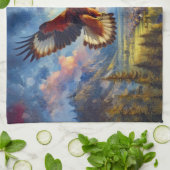 Adler Geschirrtuch (Gefaltet)