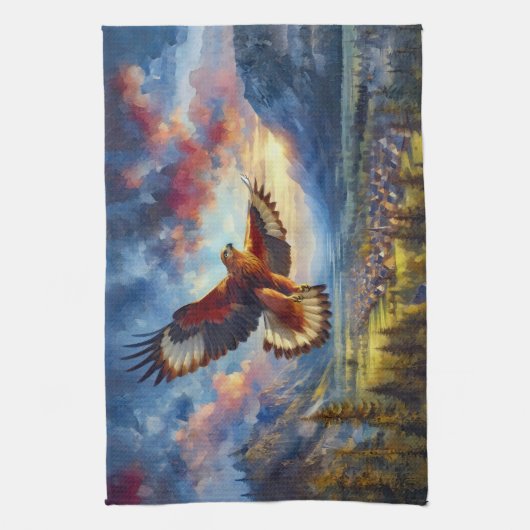 Adler Geschirrtuch (Vertikal)