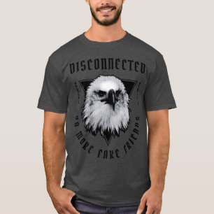 Adler-Gesicht Zitat Freunde T-Shirt