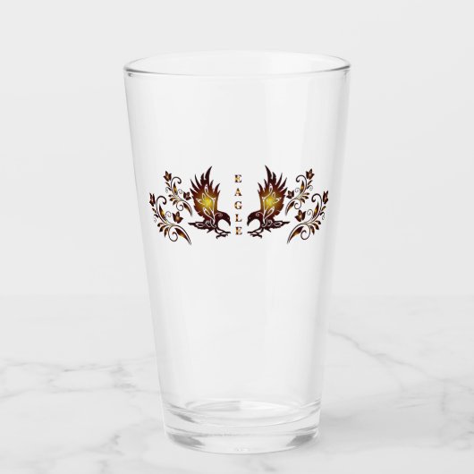 Adler Getränkehalter Glas (Vorderseite)
