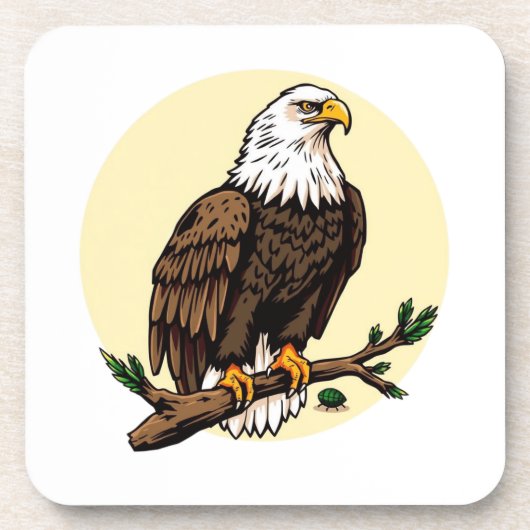 Adler Getränkeuntersetzer (Vorderseite)