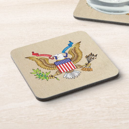 Adler Getränkeuntersetzer (Linke Seite)