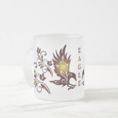Adler Glasbecher Mattglastasse (Vorderseite Links)