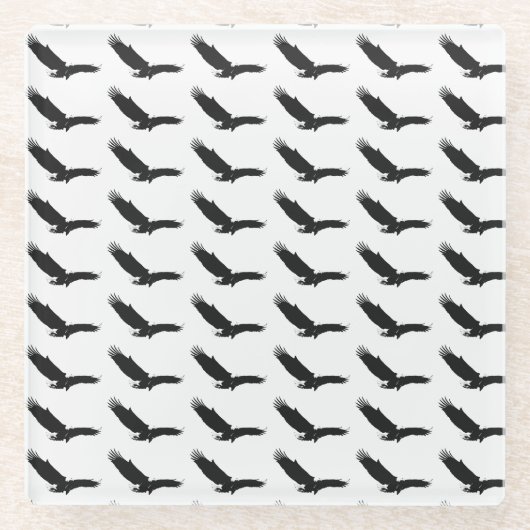 Adler Glasuntersetzer (Vorderseite)