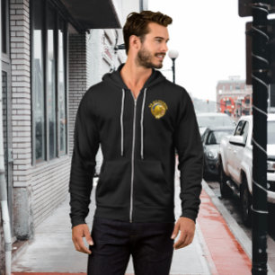 Adler Gold Emblem USA-Flagge   DD 214 Alumni Schwa Hoodie