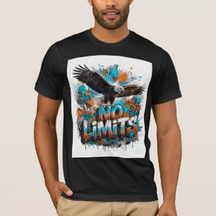 Adler-Grafik-T-Shirt ohne Grenzen Motivierend Wi T-Shirt