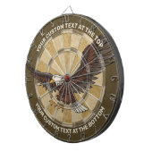 Adler greift Dartboard an Dartscheibe (Vorderseite rechts)