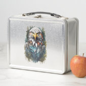 Adler Head in Forest Metall Brotdose (Beispiel)