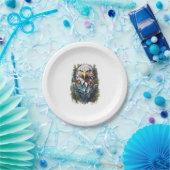 Adler Head in Forest Pappteller (Party)