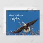 Adler hoch postkarte (Vorne/Hinten)