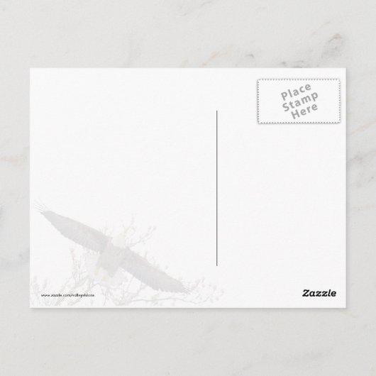 Adler hoch postkarte (Rückseite)