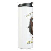 Adler, ich bin nicht stur, mein Weg ist immer rich Thermosbecher (Nach links gedreht)