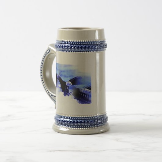 Adler im Flug Bierglas (Vorderseite Links)