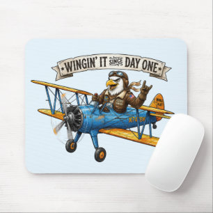 Adler im Flug Mousepad