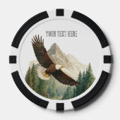 Adler im Flug Pokerchips (Vorderseite)