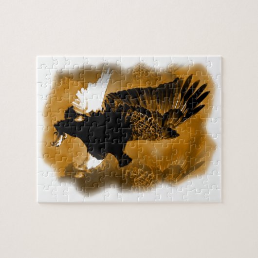 Adler im Flug Puzzle (Horizontal)