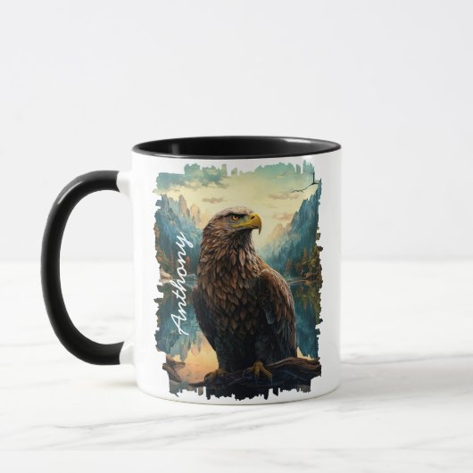 Adler im Gebirge Wilderness Tasse (Links)