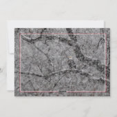 Adler im Schneesturm Feiertagskarte (Rückseite)