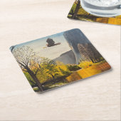 Adler im Yosemite Nationalpark, von Gary Poling Rechteckiger Pappuntersetzer (angewinkelt)