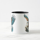 Adler in Aquarell Tasse (Zentrum)