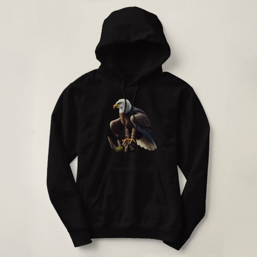 Adler in der Wildnis Hoodie (Design vorne)