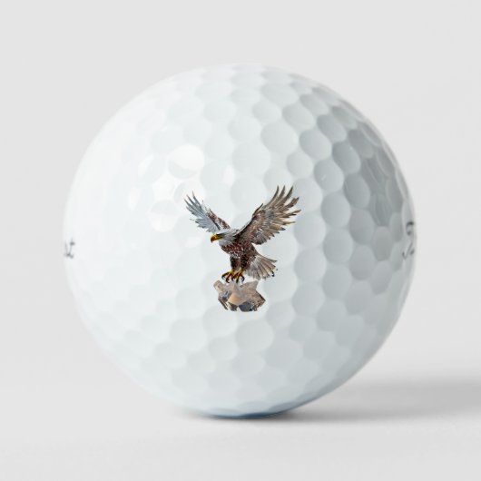 "Adler in Flight Art" Golfball (Vorderseite)