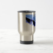 Adler in Flight Blue Color Tasse (Mittel)