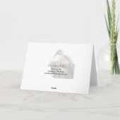 Adler in Flight Grußkarte Karte (Rückseite)